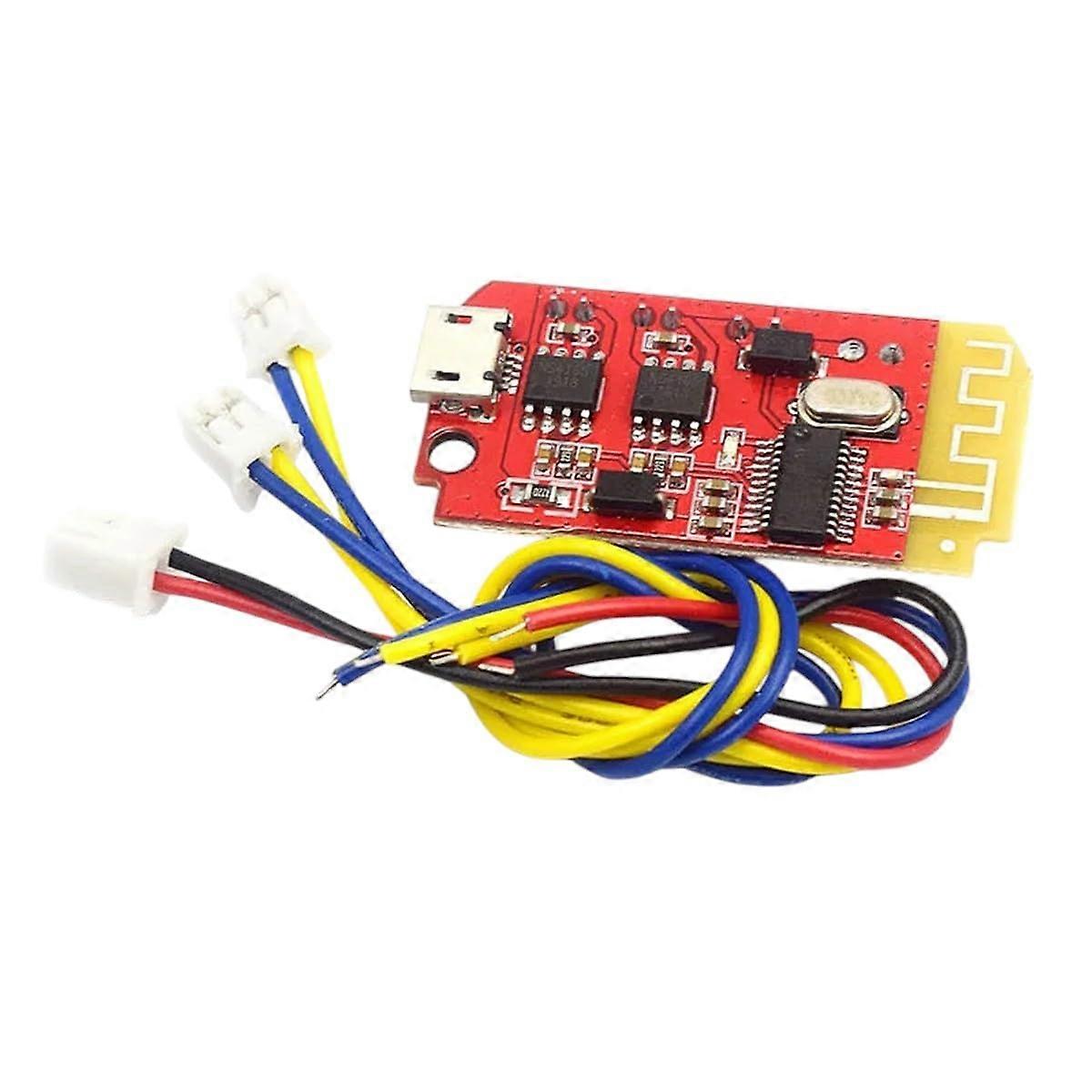 Mini Bluetooth Power Amplifier Board Dual 5W Stereo Sound with Charging Port for DIY Speakers