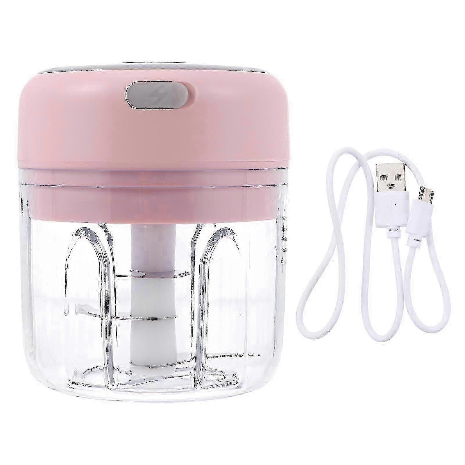 1pc Wireless Electric Garlic Chopper Mashed Garlic Crusher Vegetable Chopper