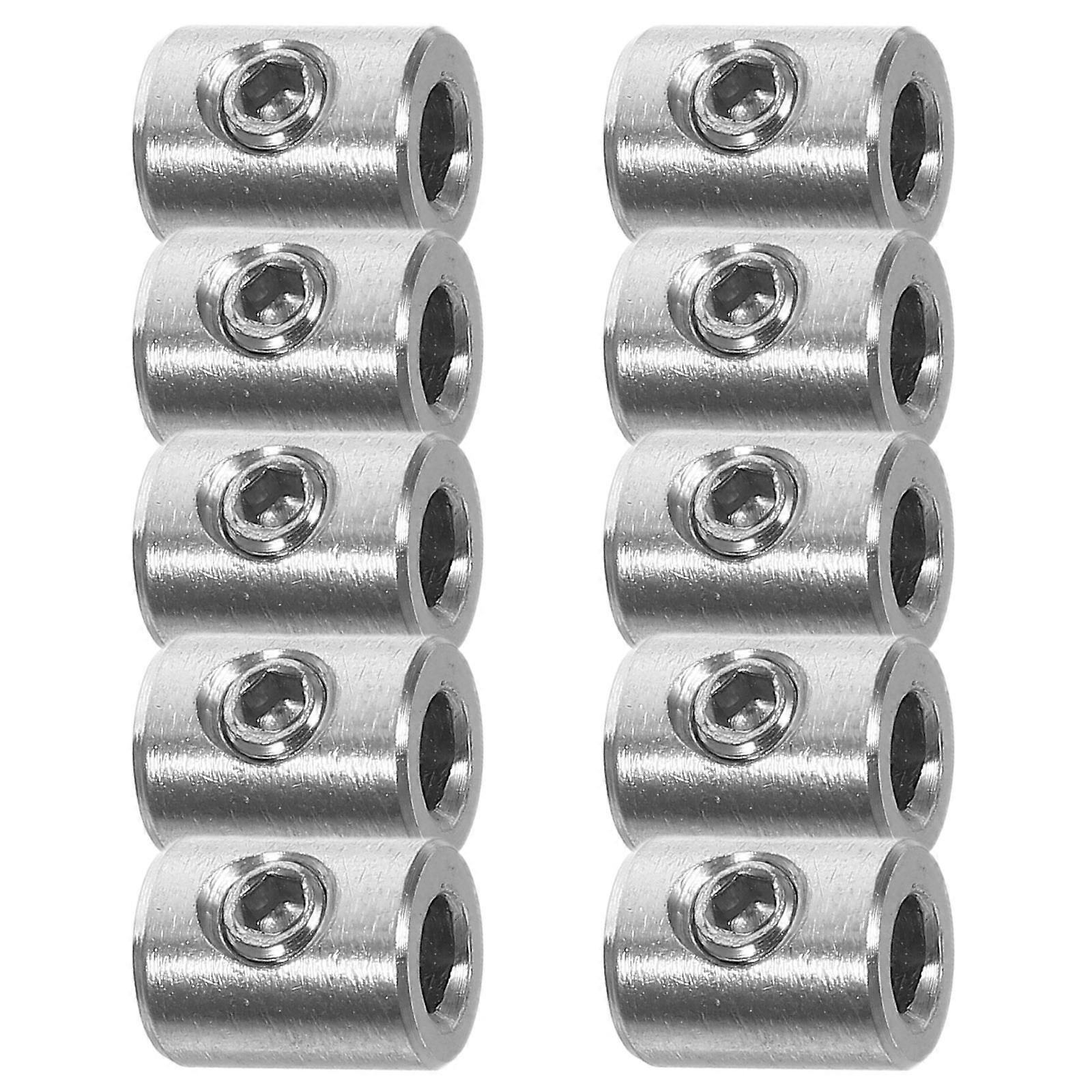 Hexagonal Lock Wire Rope Clips Steel Buckles for 8Pcs Secure Fastening