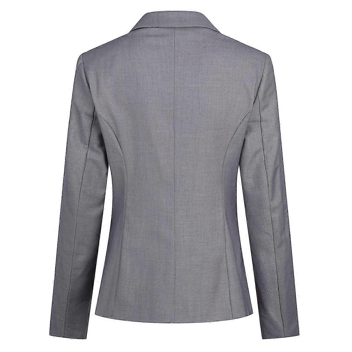 Cloudstyle Women's 2 Piece Business Solid Color 2 Button Skirt Suit Set