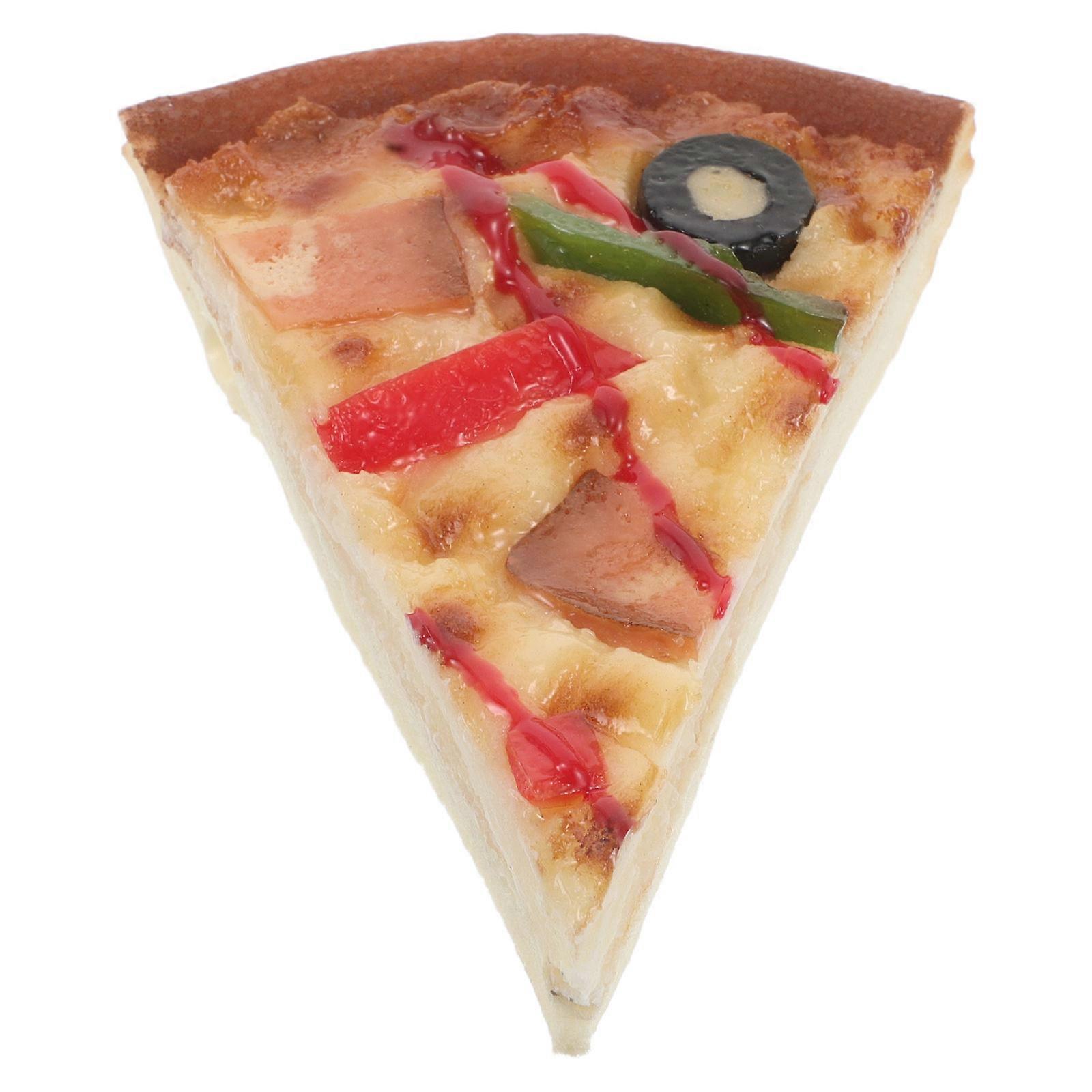 Artificial Fake Pizza Slice for Kitchen Decor and Display