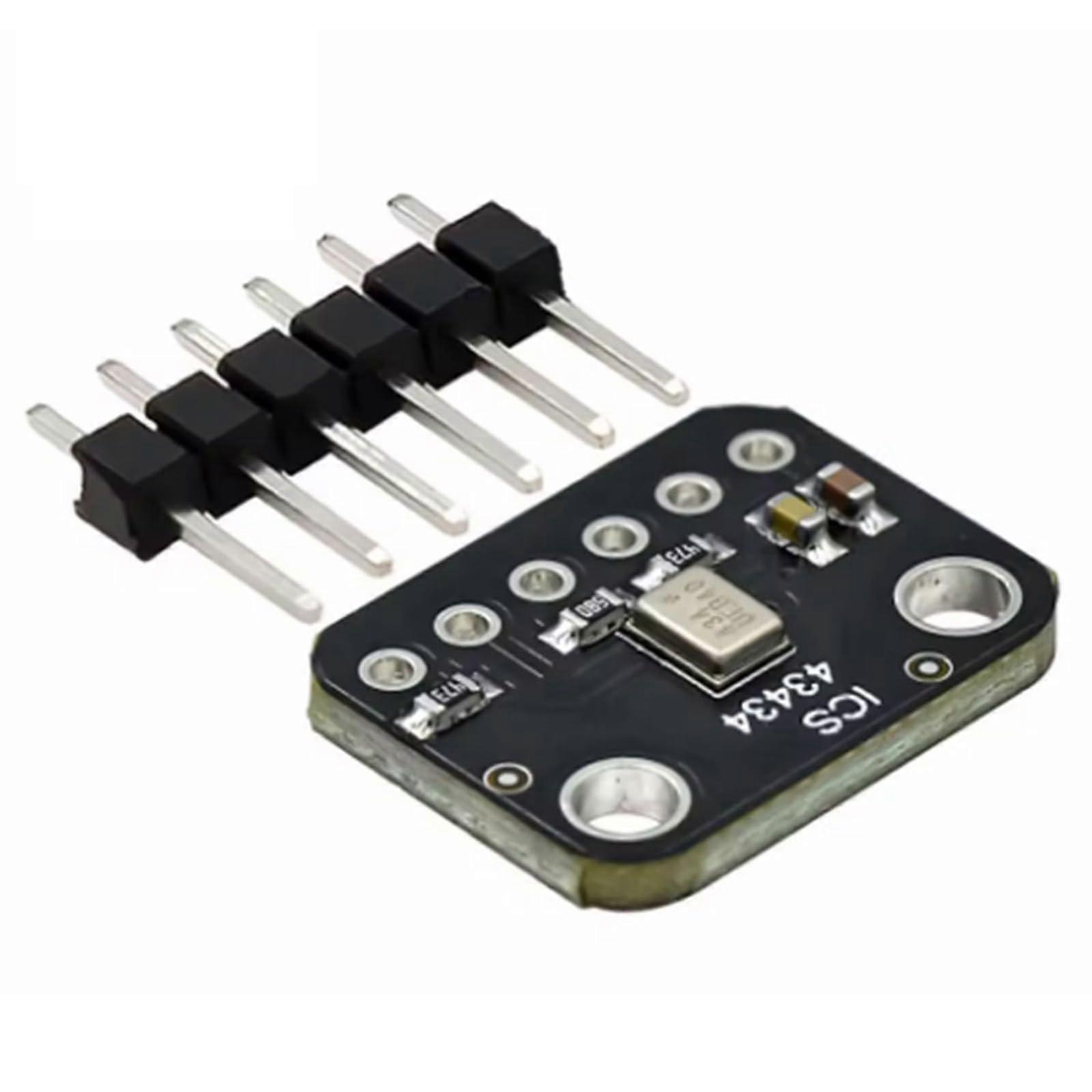 43434 I2S Microphone Module, Digital Audio Interface, LowPass Filter, Small Size For Microcontrollers