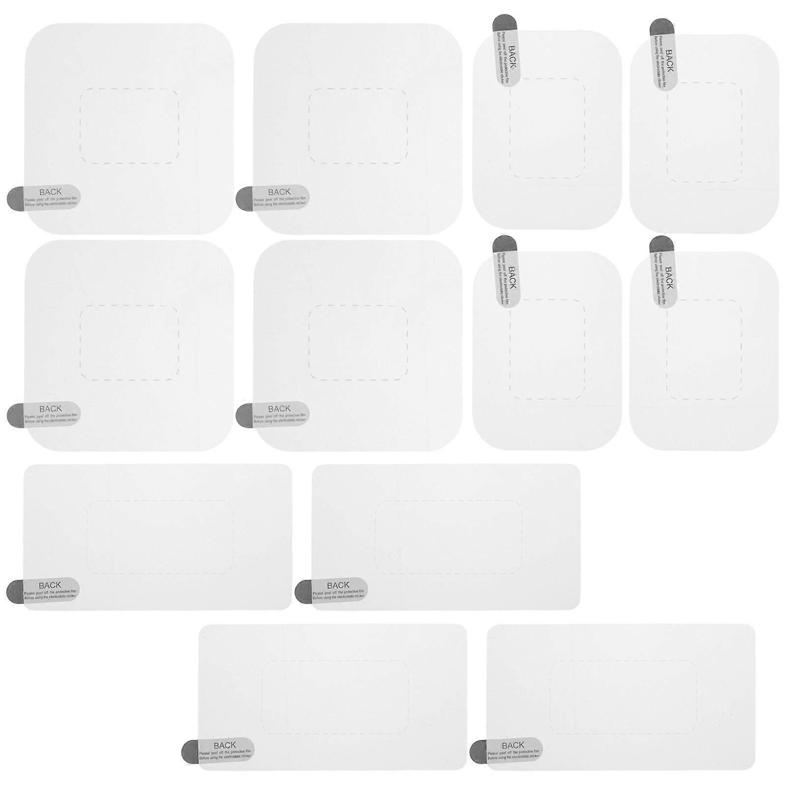 Windshield Protection Film Static Adhesive Stickers for 60 Sheets Set