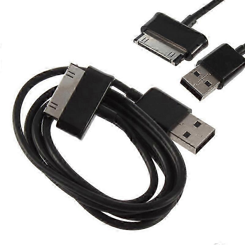 Genuine Samsung Galaxy Tab Usb Cable 80cm For Charging Data Sync Pc Travel Black