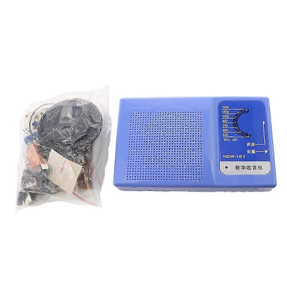 Radio Receiver 6  istor Schematic+Enclosure Speaker DIY Kit