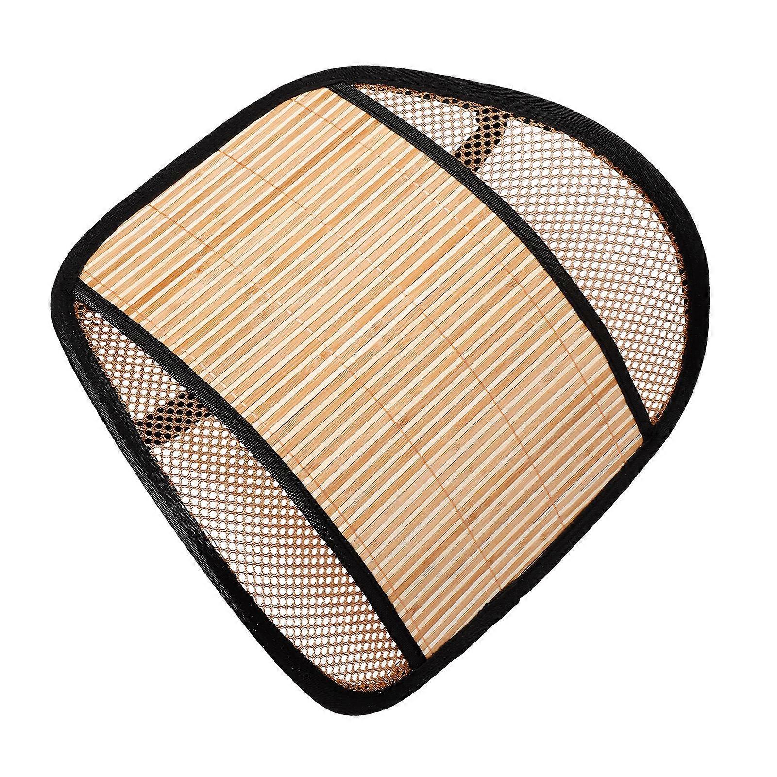 Car Lumbar Support Bamboo Back Pad for Lower Back Relief