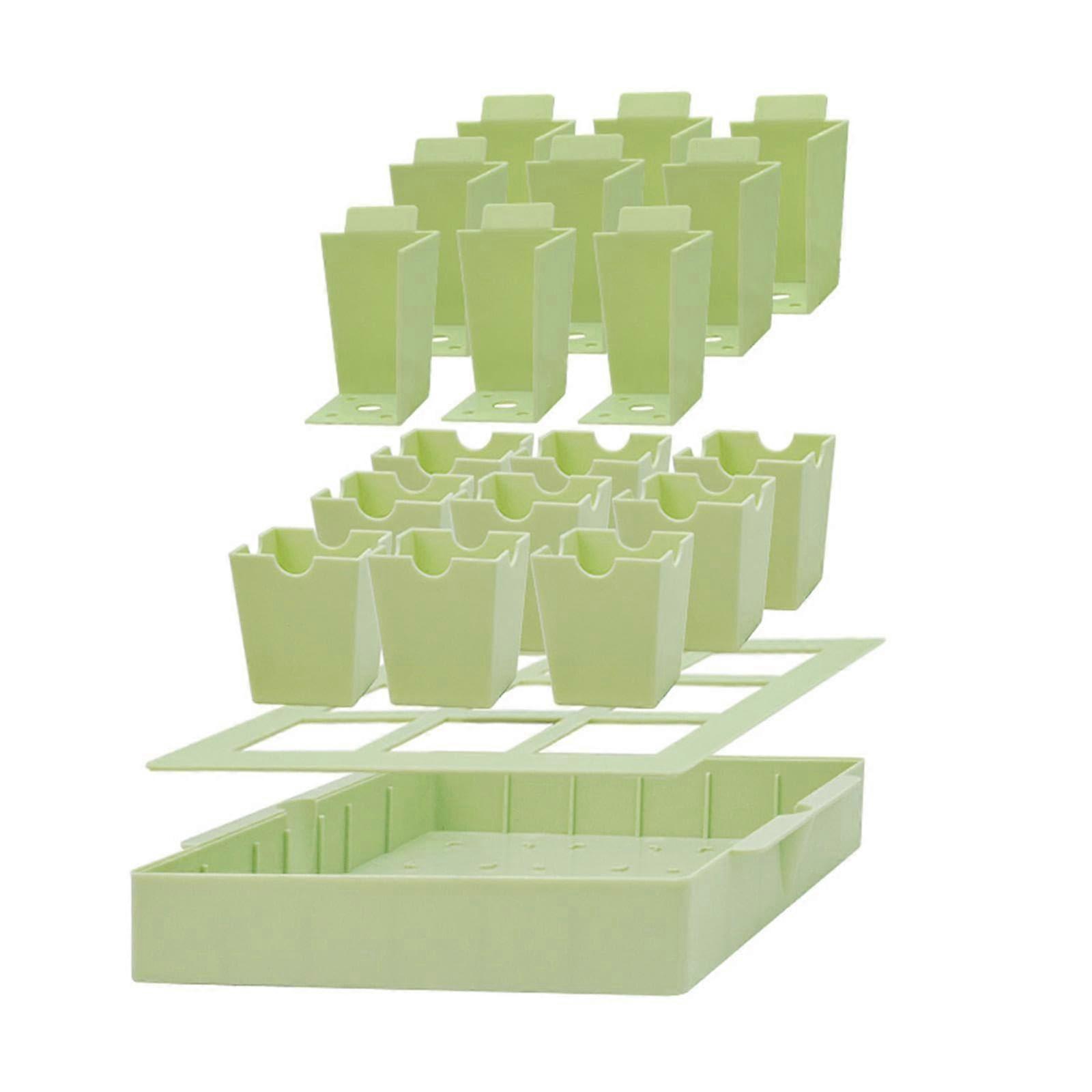 Reusable Seed Starter Tray with Humidity Dome, 9Cell Greenhouse Plant Germination Kit