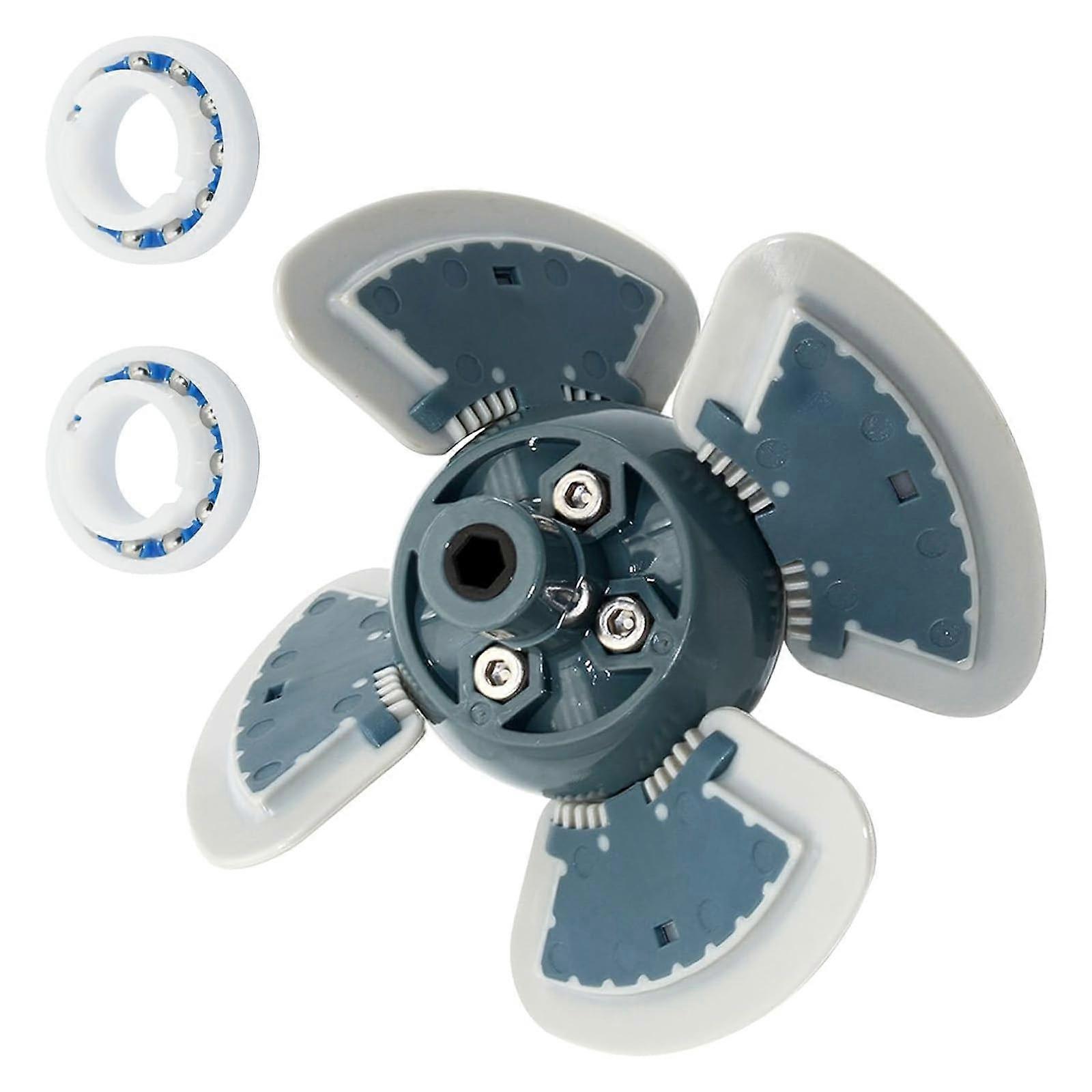 Pool Cleaner Engine Replacement with Double Rollers and Bearings for Zodiac MX6 MX8