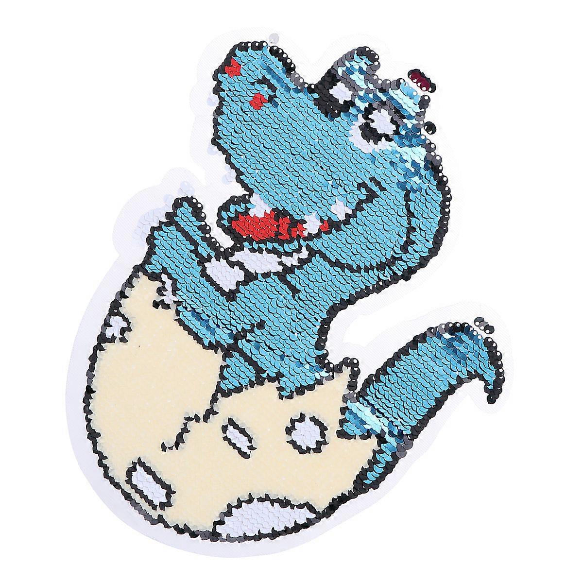 Sewing Appliques Cartoon Double-Sided Beaded Sequins Patch for Clothes