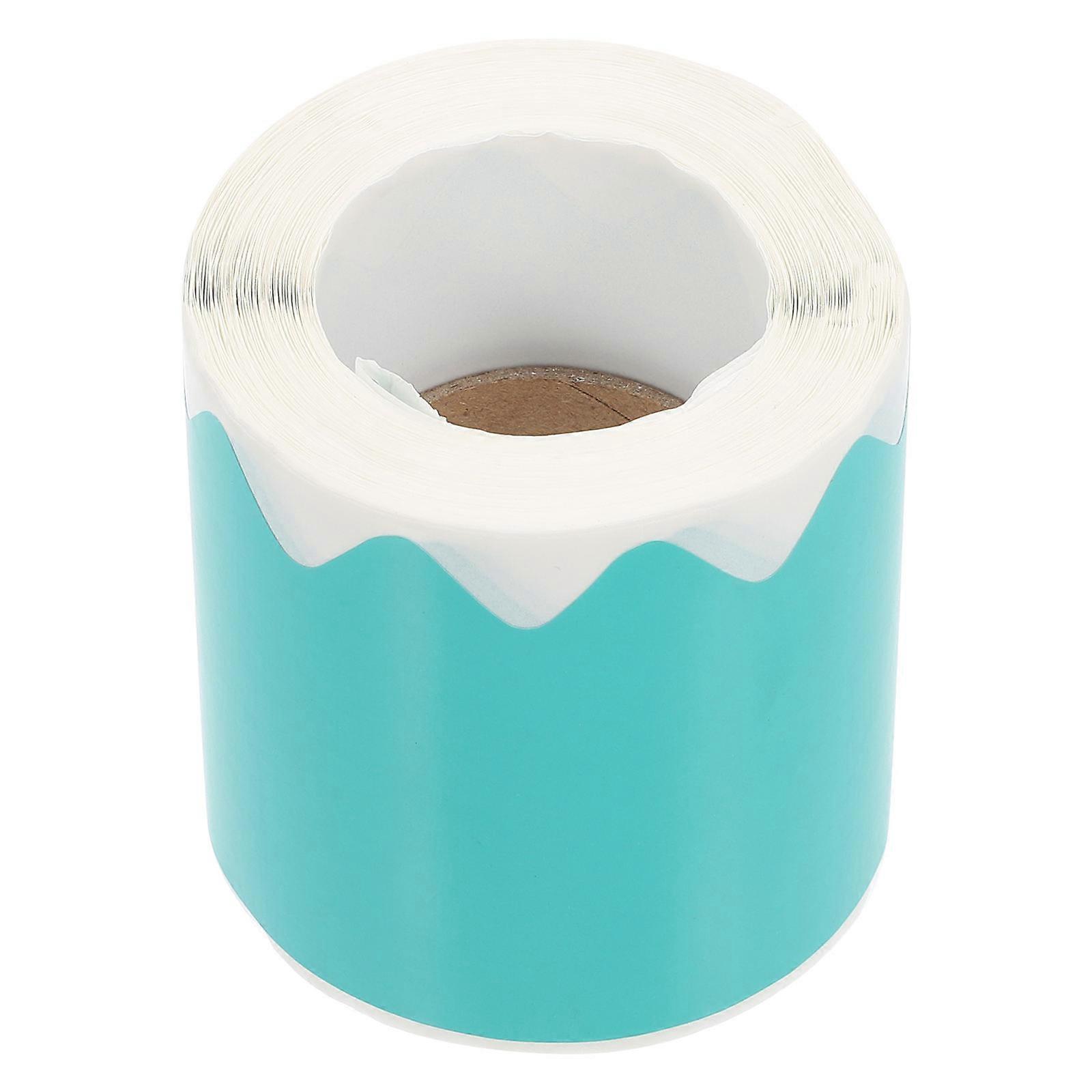 Blue Classroom Bulletin Board Border Sticker for Decoration 1 Roll