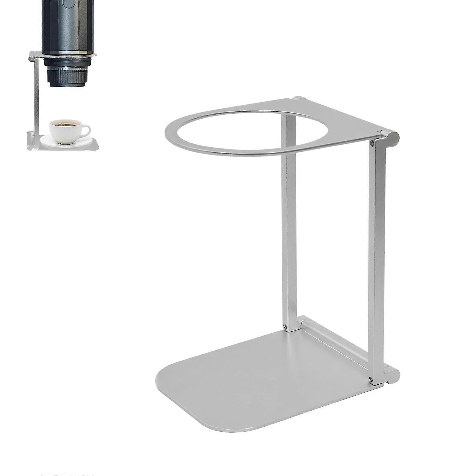 Portable Coffee Maker Stand with Foldable Compact Design for Camping, Travel and Office Use