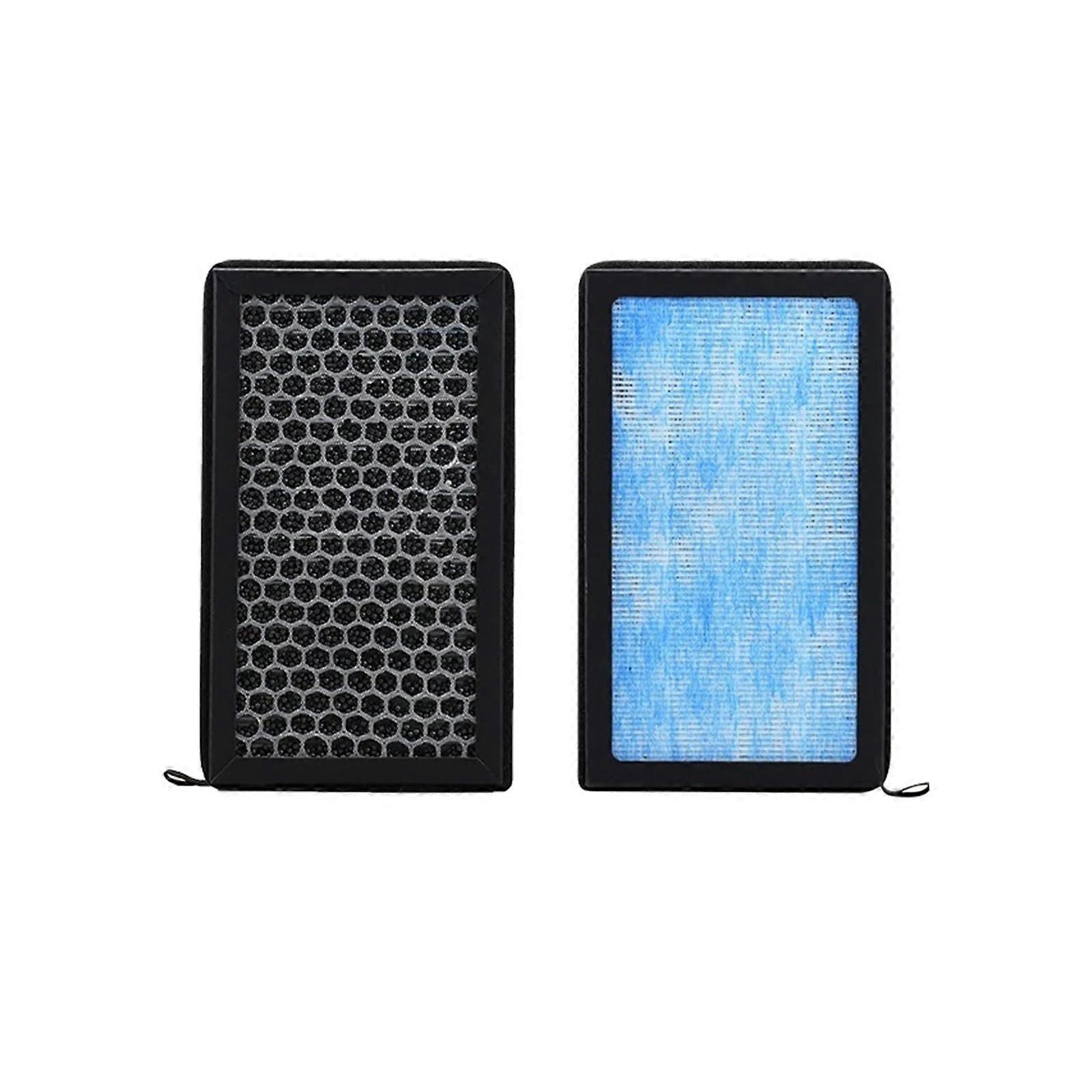 2pcs for Tesla Model 3 and Model Y Carbon Activated HEPA Cabin Air Filter DoubleEffect PM2.5 Replacement Kit