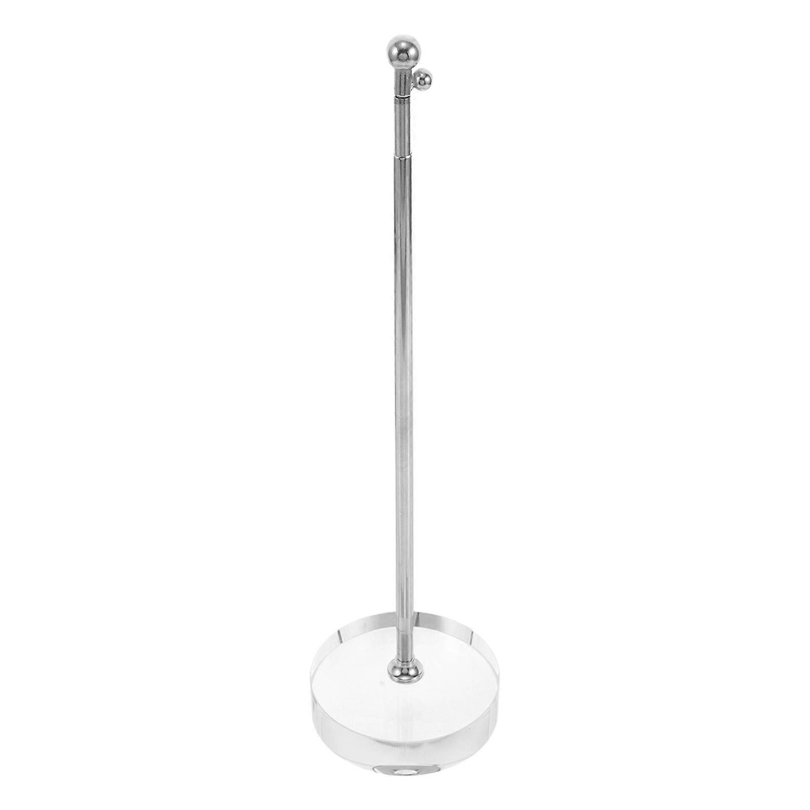 Telescoping Stainless Steel Flagpole for Office Desk Adjustable Stand