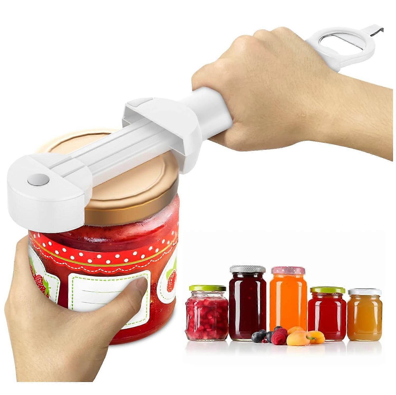 Multi Retractable Magnetic Bottle Opener Jar Grippers for Opening Jars Kitchen Gadgets for Weak Hands and Senior Arthritis