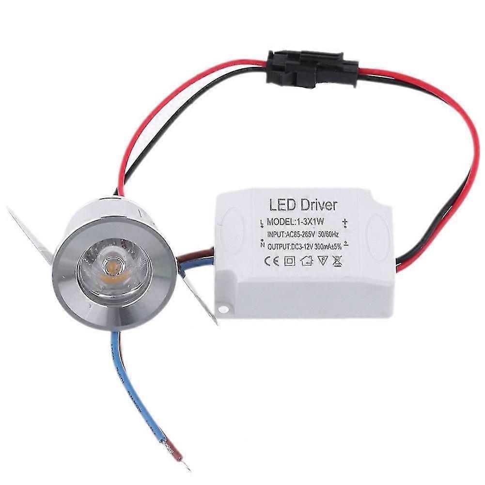 Mini LED Cabinet Downlight Recessed Spot Light Driver Ceiling Lamp Mounted Tool