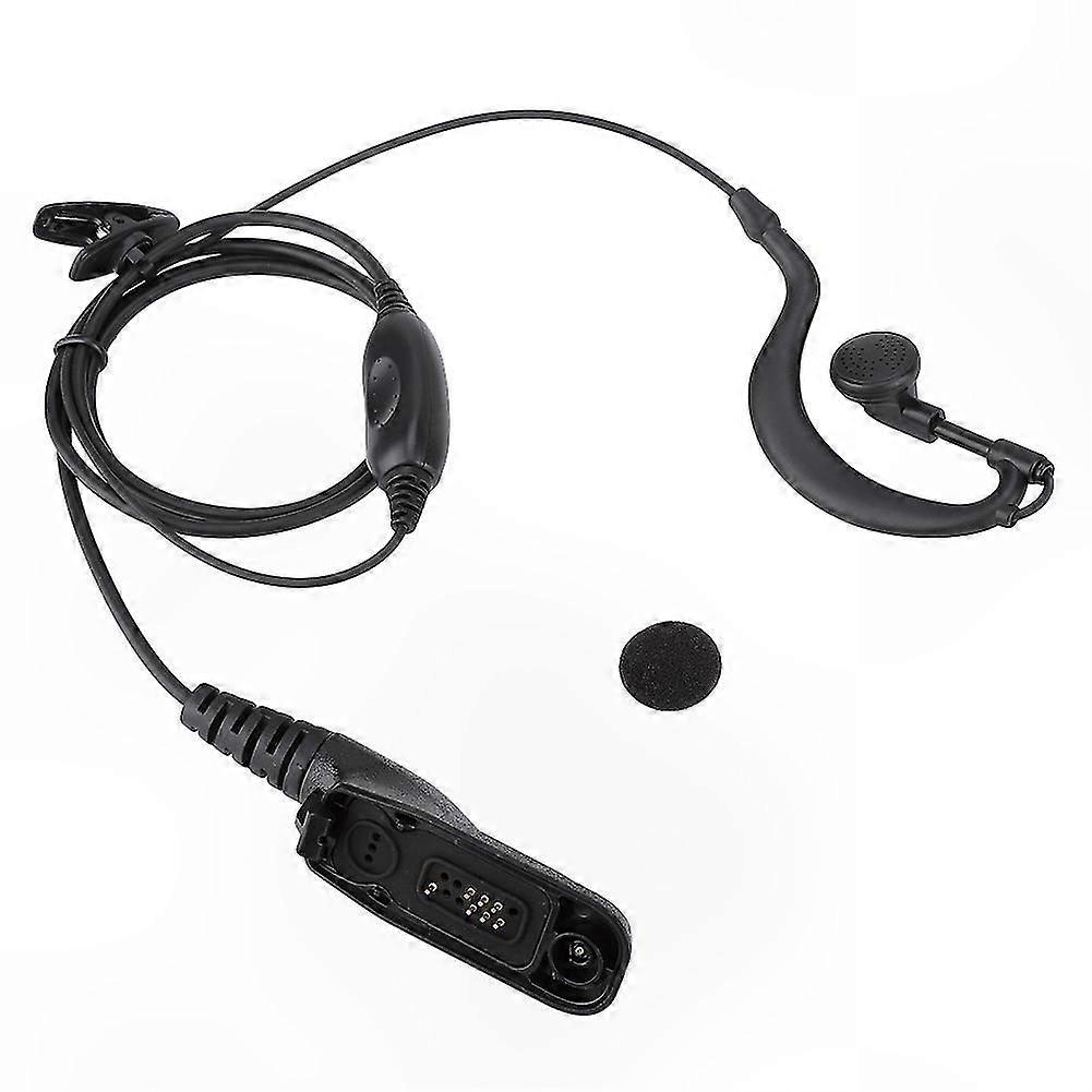 G-Shape Ear Hook Microphone for Two-Way Radios with P8268 Compatibility