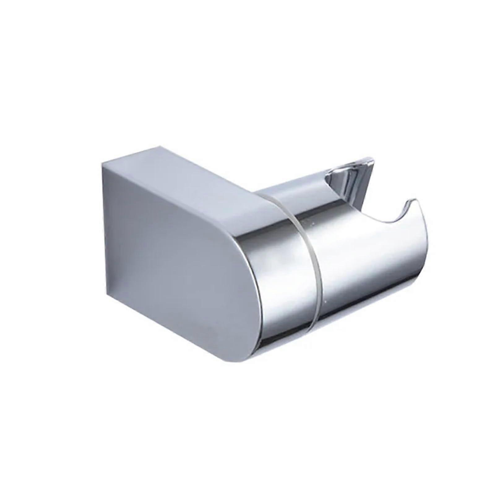 Shower Head Holder Adjustable ABS Chrome Handheld Bracket Rail Slider Secure Wall Mount Bathroom