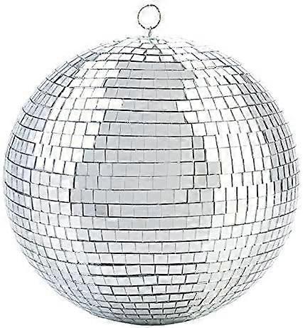 4 Inch Silver Disco Ball with Rotating Mirror Surface, Splendid Light Effects for Party Decoration