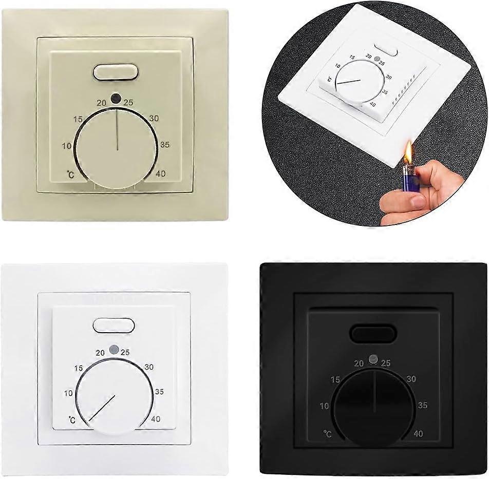 Digital Underfloor Heating Thermostat 220V 16A with Adjustable Temperature Control and Sensor