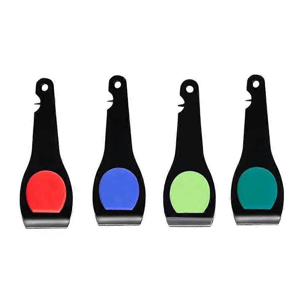Fishing Line Cutter Scissors with Sharp Rustproof Stainless Steel Blade, Hook Cleaner, 4 Colors 4PCS