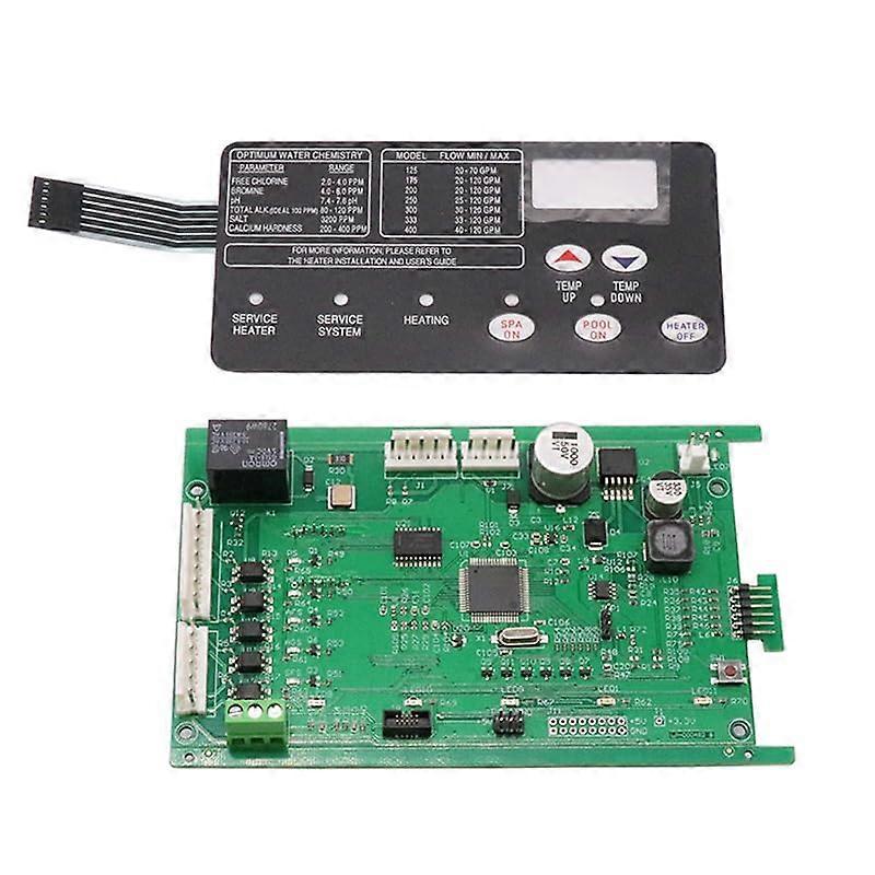 Control Board with Keypad for Pentair MasterTemp 200 250 300 400 Pool Heaters Stable Heating Performance