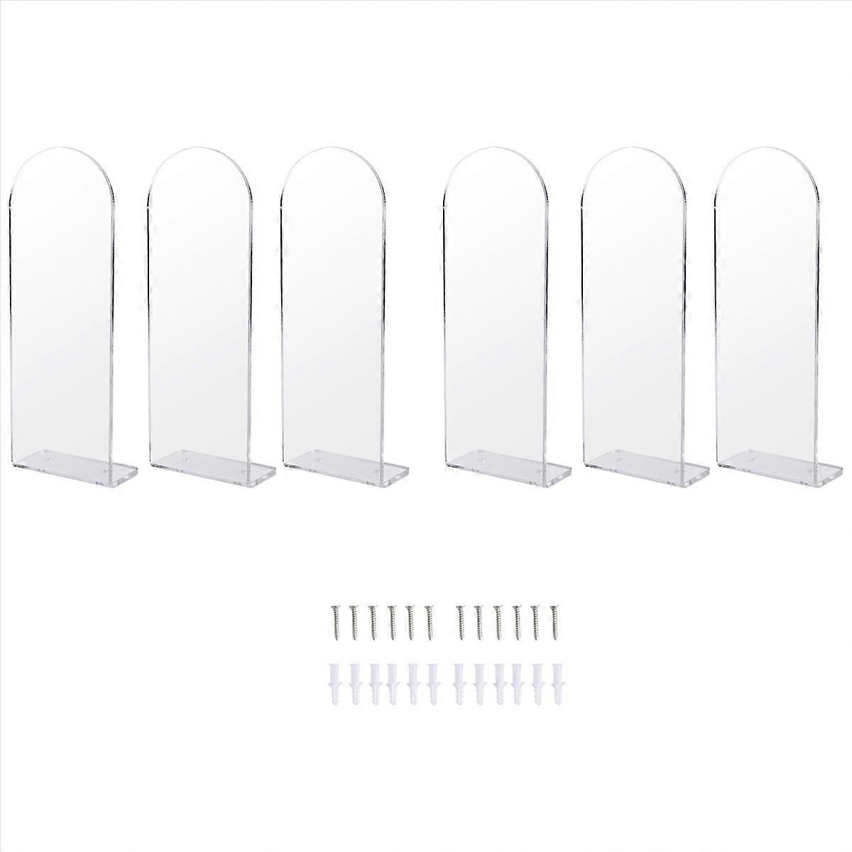 Floating Shoe Display Stand - 6 Shoe Shelf