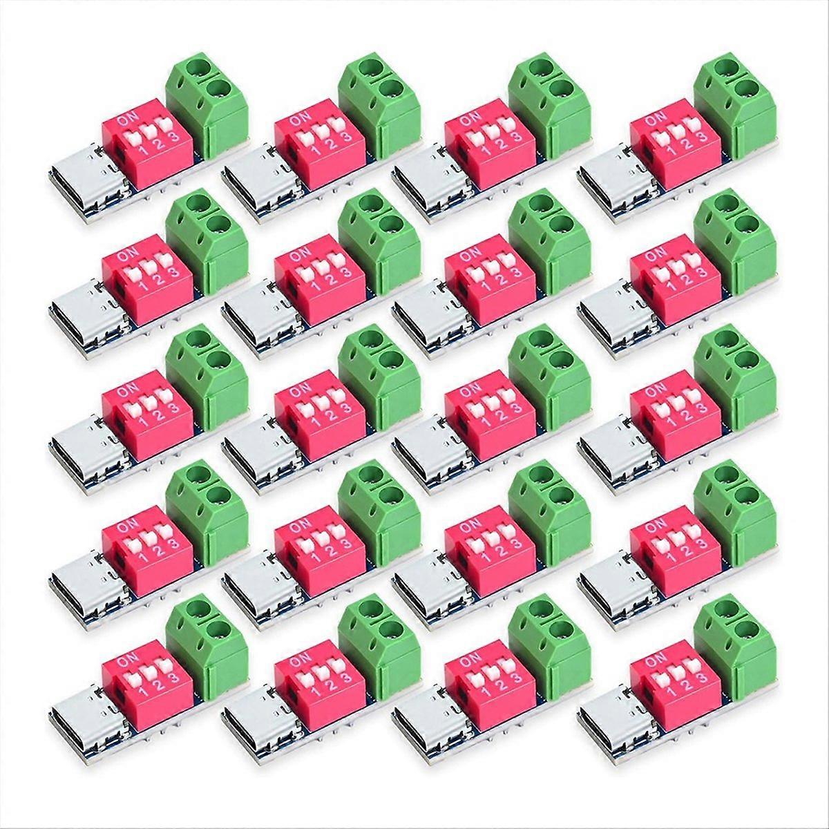 USB-C PD Trigger Board Module PD/QC Decoy Fast Charging 20pcs