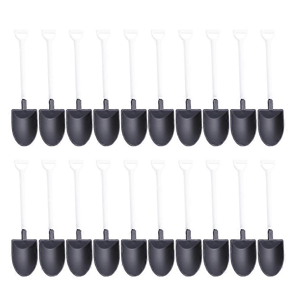 Ice Cream Spoon Plastic Dessert Spoon for Party Use 80Pcs