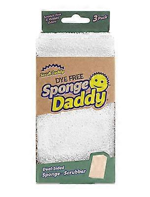 Scrub Daddy Dye Free Sponge Daddy 3 Pack