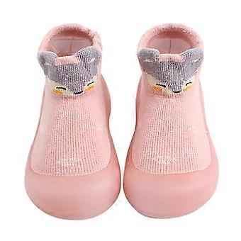 Babysokjes, schoenen voor jongens en meisjes, pantoffels met niet-zachte zool, eerste loopschoentjes voor peuters, sneakers voor baby's en jongens van 0-6 maanden.