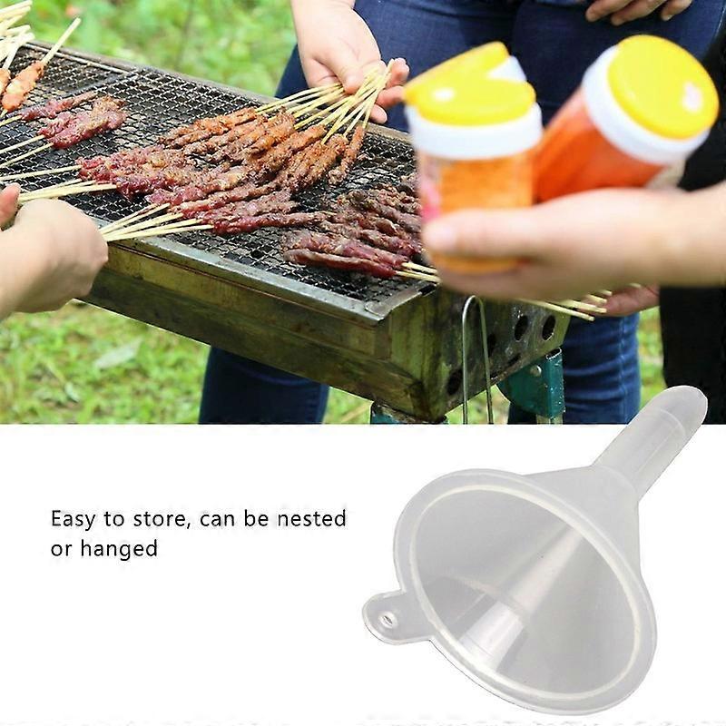 Funnel Perfumes for Plastic Portable Mini Multi Liquid 2pcs Purpose Transparent