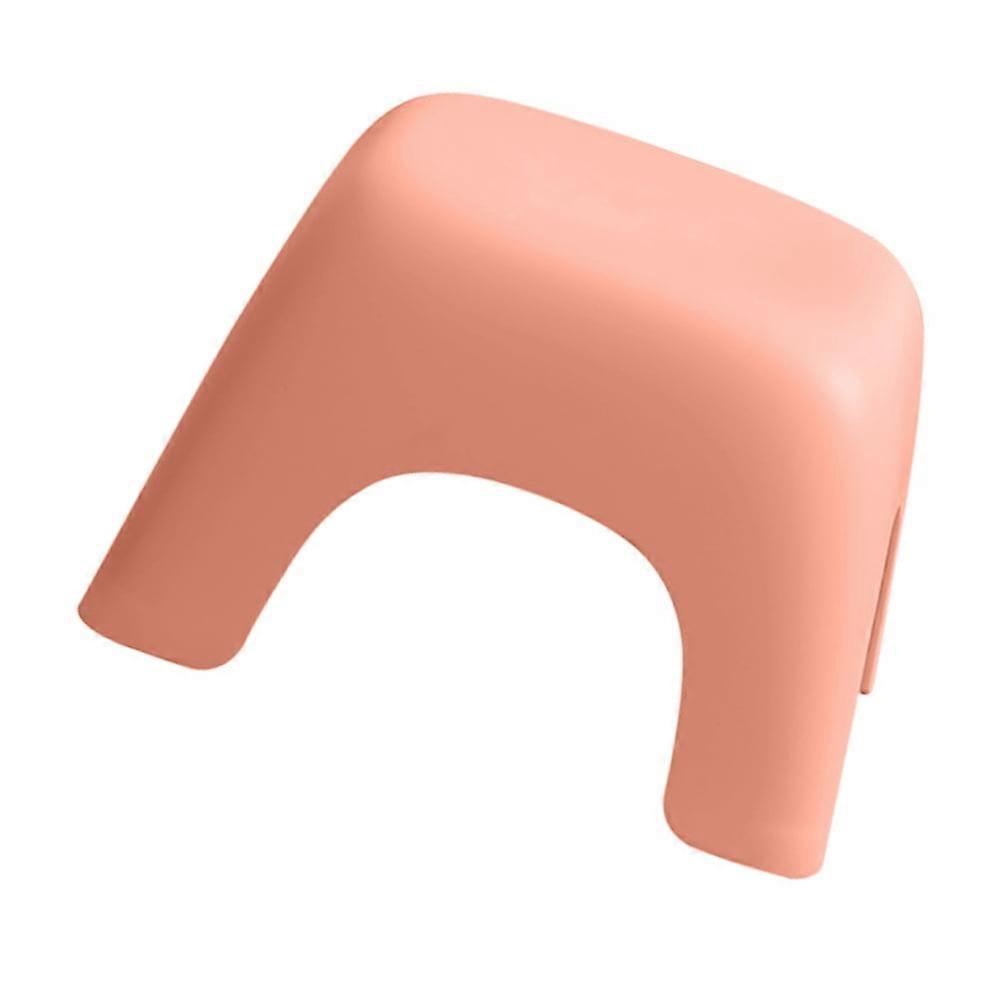 Square Pink Stool 1Pack 9.9X9.9X6.3In