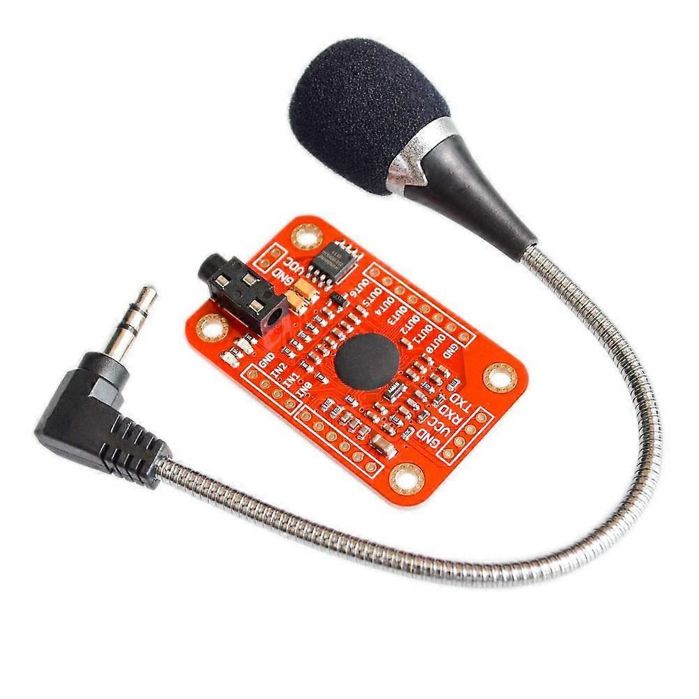 Voice Recognition Module for Arduino with Builtin Microphone and 4Pin Cable, Quick Voice Command Control