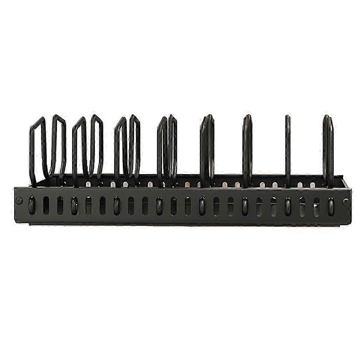 Pull-Out Cabinet Storage Telescopic Pot Cover Rack Table Storage Rack Multifunctional Dish Rack Wit