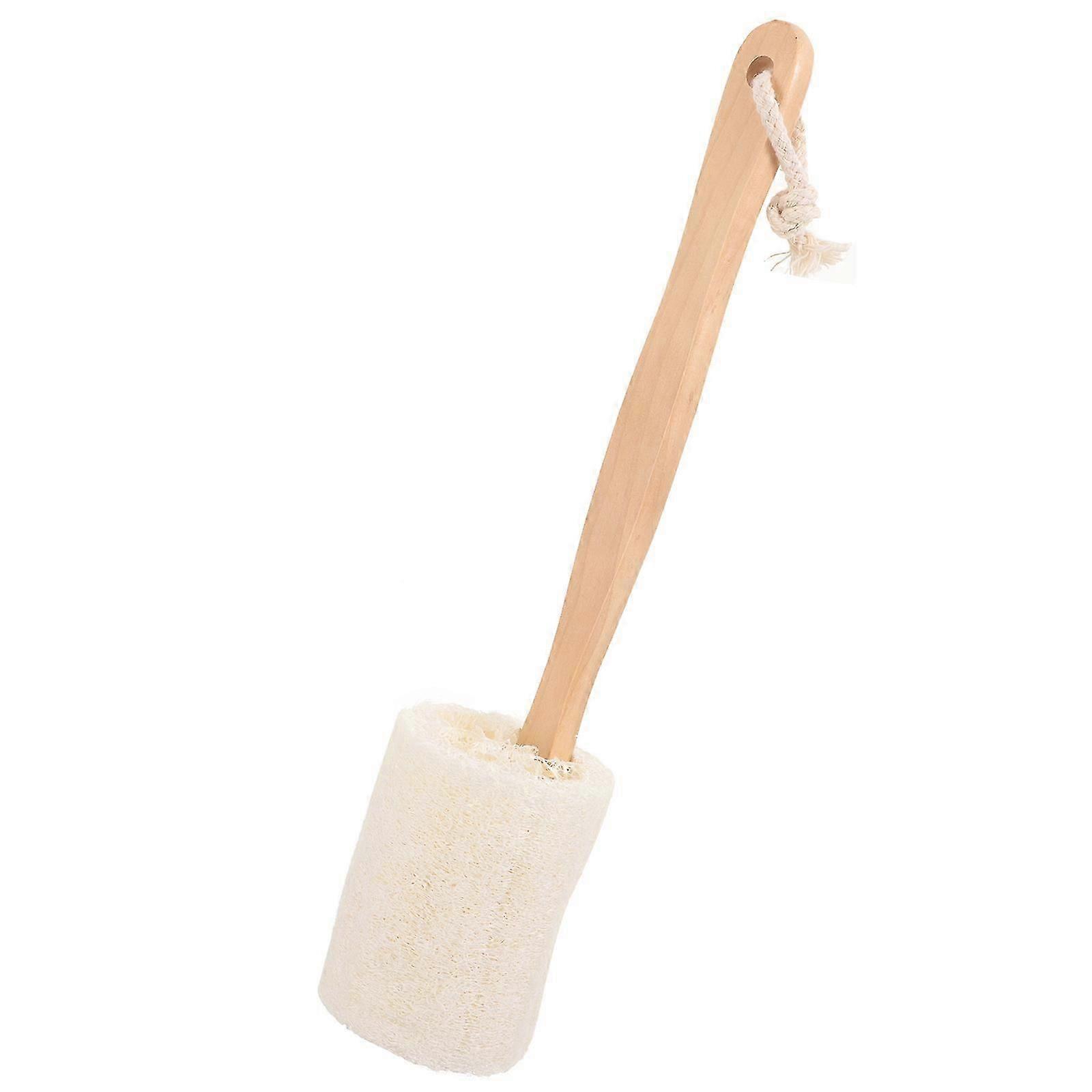 Loofah Stick Bath Brush Exfoliating Back Scrubber