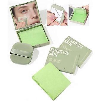 300 Oil Blotting Sheets for Face with Mirror & Puff Set | Oil Absorbing Sheets for Oily Skin | High-Performance Oil Control | Say Goodbye to Greasy | 