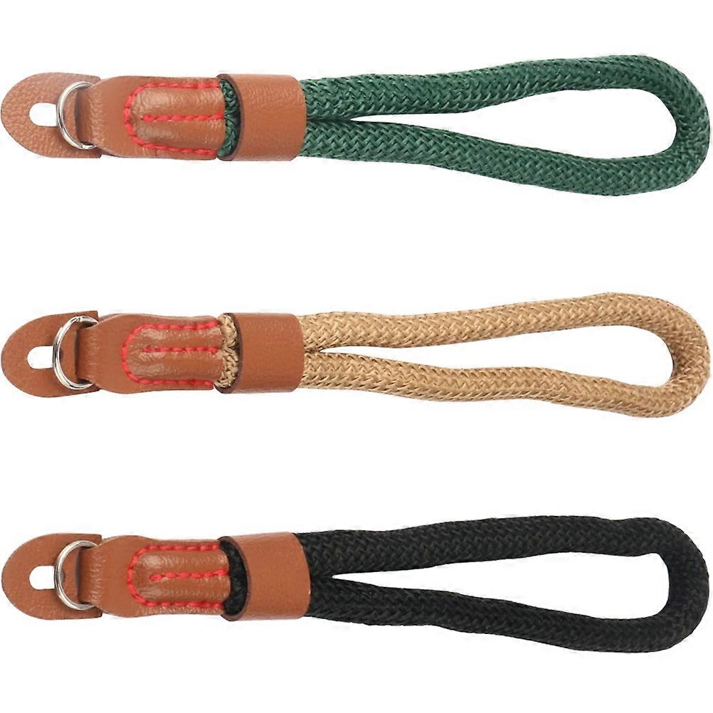 Camera Lanyards Nylon for Comfortable Use 3Pcs Wrist Strap Pack