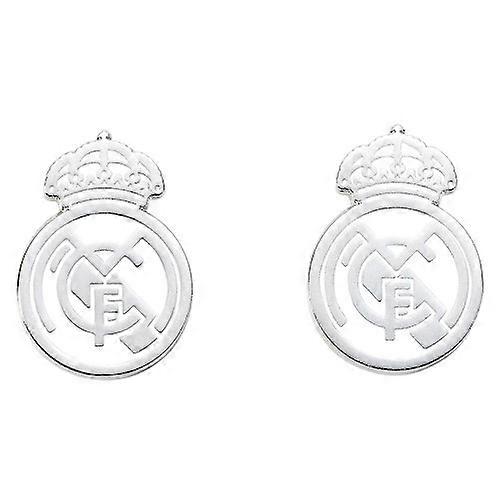 Real Madrid CF Silver Painted Cufflinks