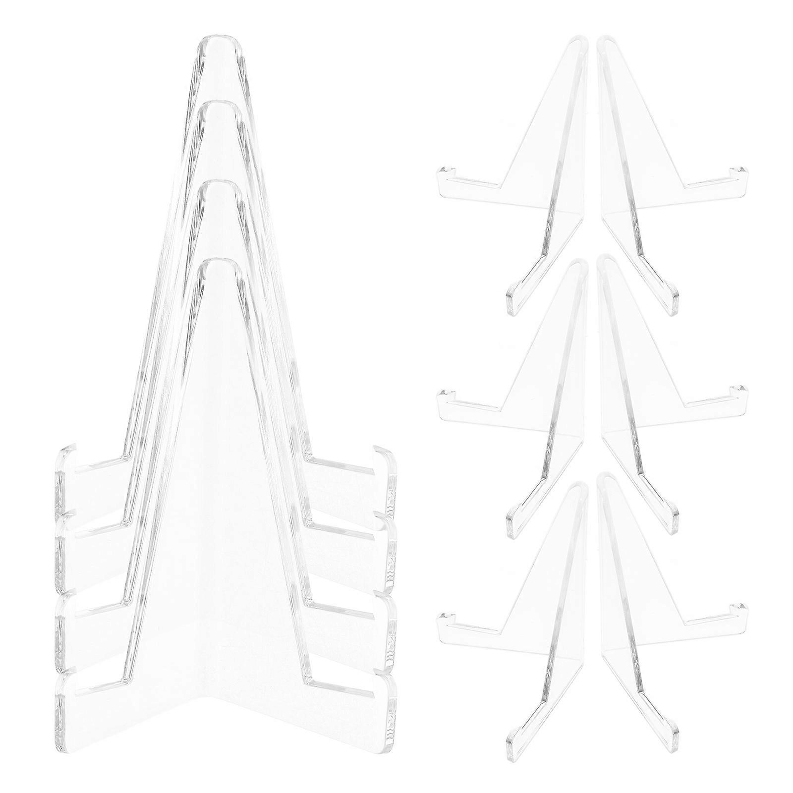 Acrylic Transparent Easel Stand for Multi-Use Display 25Pcs Set