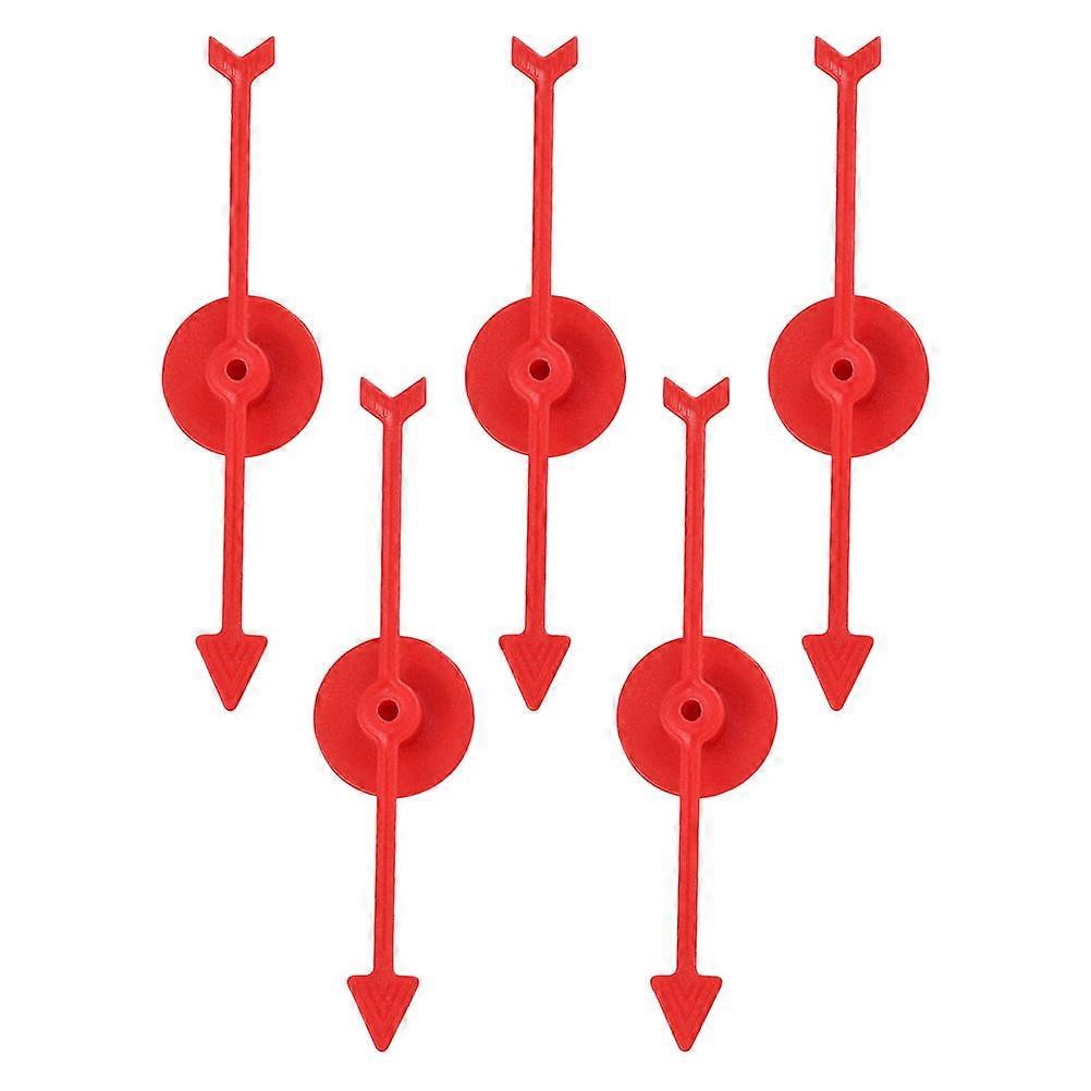 Arrow Plastic Game for Playing 5Pcs Red ABS Material