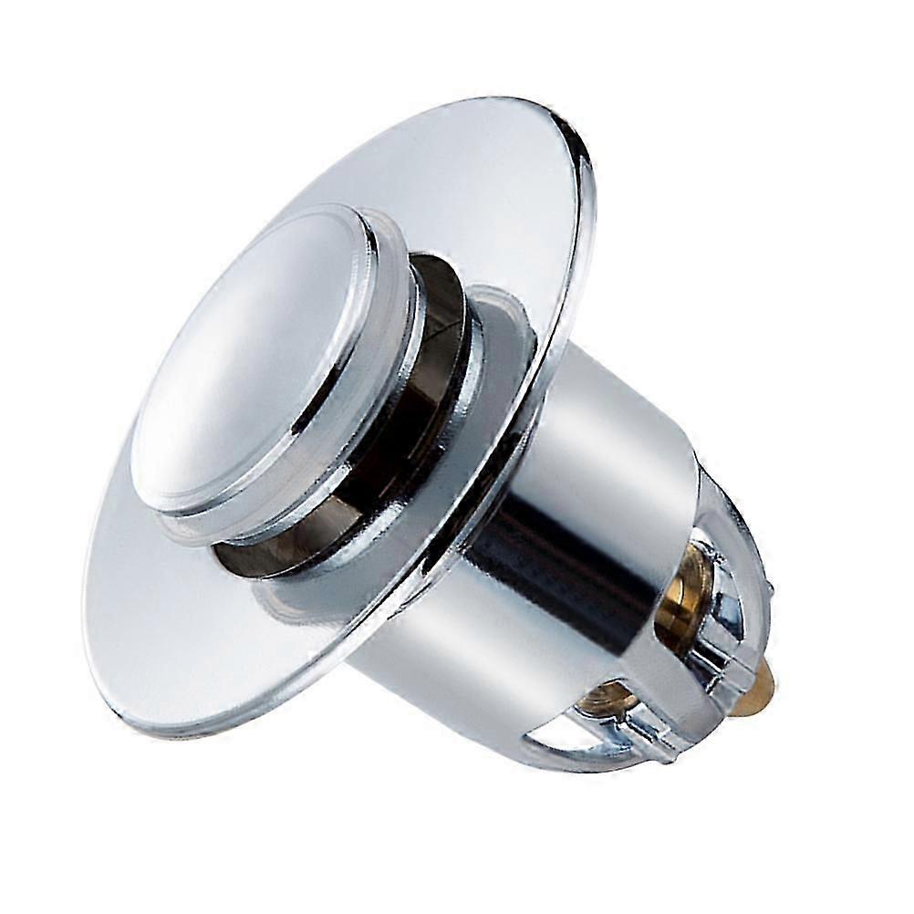 Silver Sink Stopper for Drain with Durable Bounce Core 2Pcs Set
