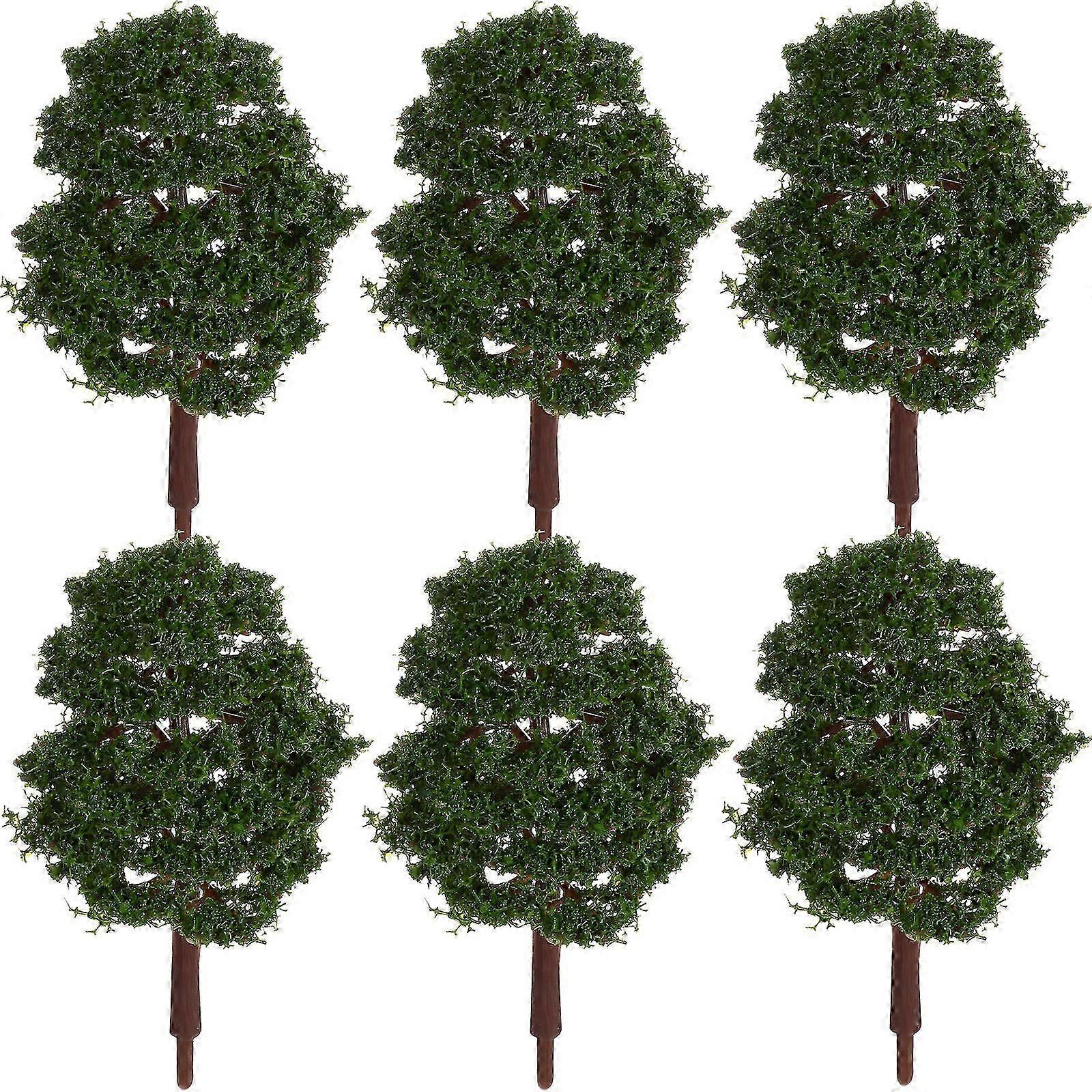 Scenery Model Tree for Architectural Model Craft 20Pcs Dark Green Set