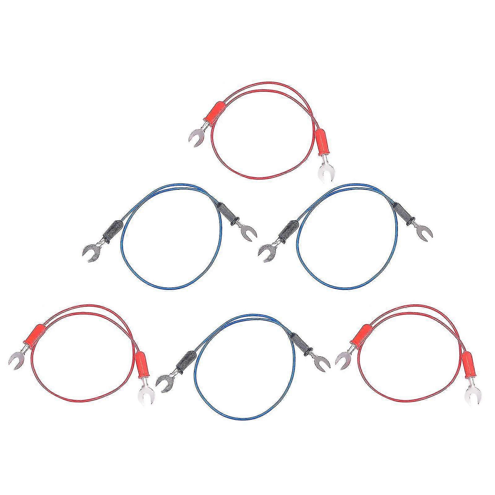 6pcs Physical U-shaped Fork Wire U-shaped Plug Wire U-wire Fork Random Color