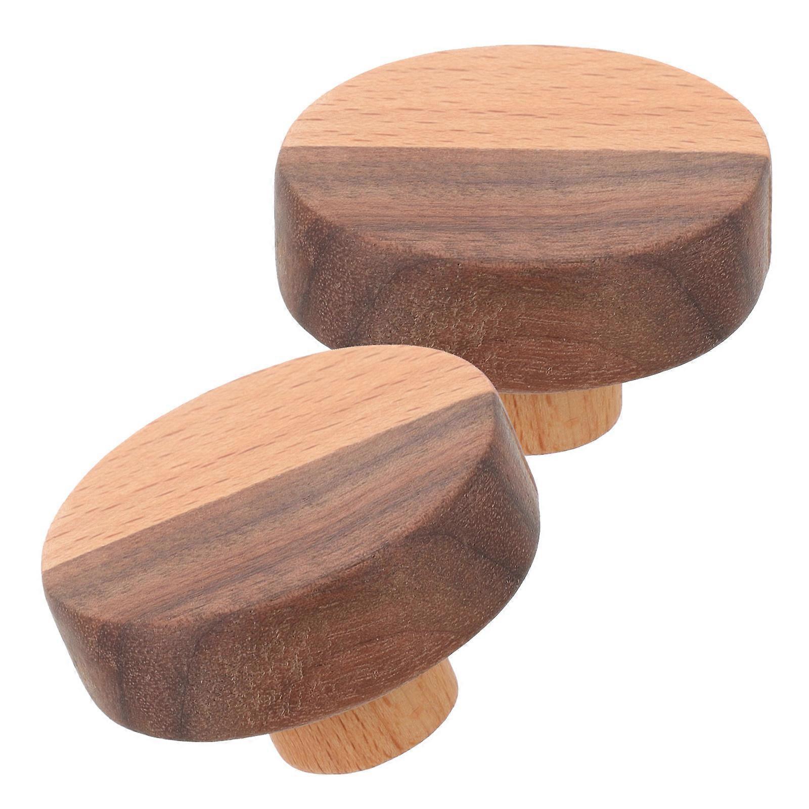 2pcs Drawer Knobs Cabinet Pulls Furniture Handles Wood Knobs Dresser Door Knobs