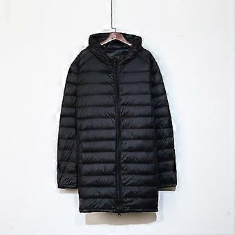 Oversize 5XL 6XL 7XL 8XL Mens Lightweight Down Jacket Autumn Winter Men Hooded Long Casual Regular Ultra-thin Men Coat