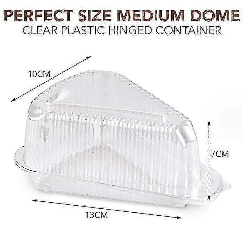 100Pcs Triangle Cheesecake Boxes Slice Cake Box Triangle Pie Holders Cake Boxes compatible with Party Wedding