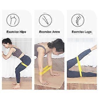 5pcs/set Latex Weerstand Bands Krachttraining Oefening Home Yoga 300 * 50mm