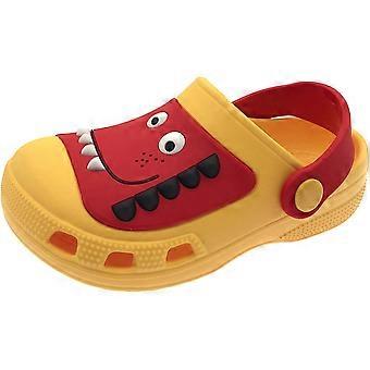 Kid's Garden Clogs Cute Slides Sandals Toddlers Beach Pool Shower Shoes with Non-Slip Soleactual shoes length 18cm)