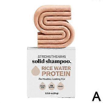 Rice Shampoo Soap Bar 77g 91g Natural Organic Hair Cleanser Moisturizing Travel-Friendly