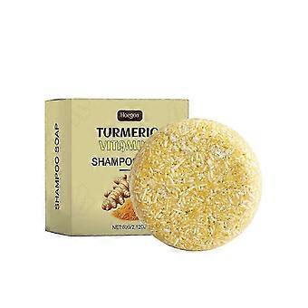 Nourishing Ginger Shampoo Soap with Turmeric & Vitamin C for Soft, Shiny, Healthy Hair